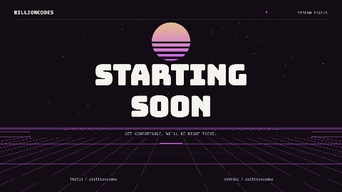 ARCADE generated starting-soon scene